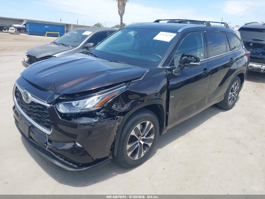 2020 Toyota Highlander Xle VIN: 5TDHZRAH8LS007653 Lot: 45676291
