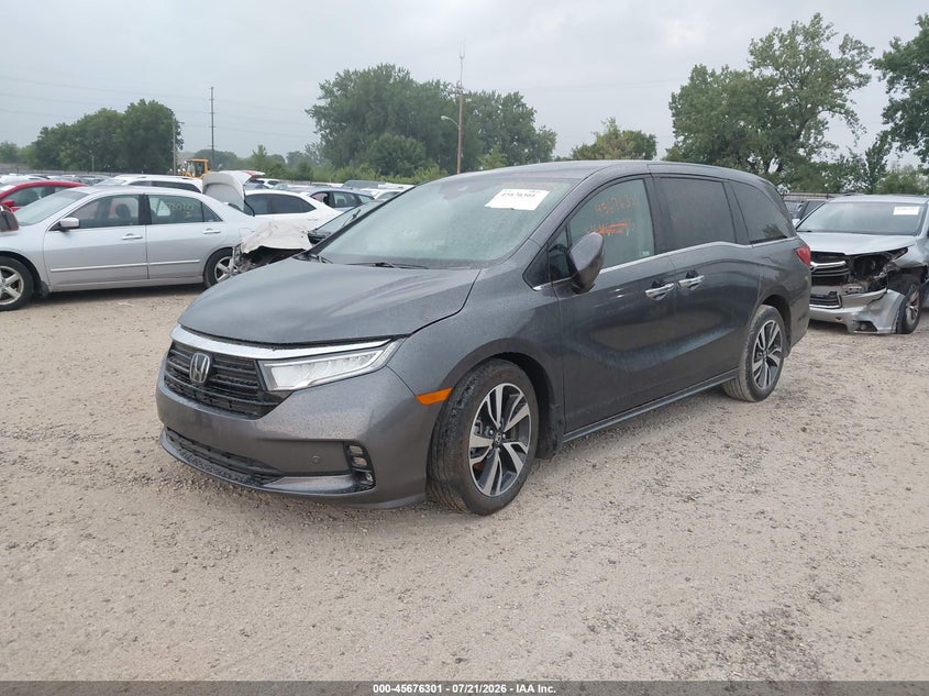 Vin: 5fnrl6h86rb009800, lot: 46174900, honda odyssey touring 20242