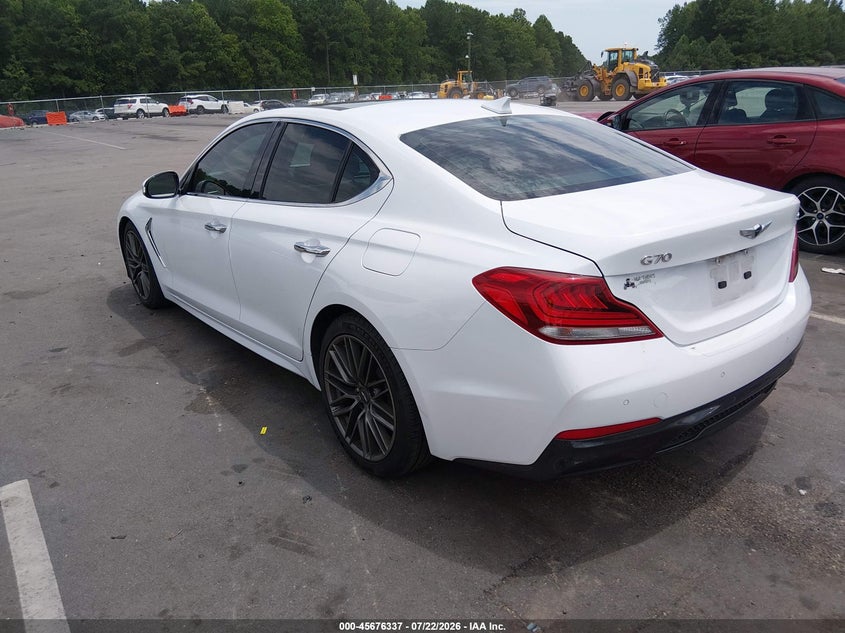 Vin: kmtg34la8ku018423, lot: 46174937, genesis g70 2.0t advanced 20193
