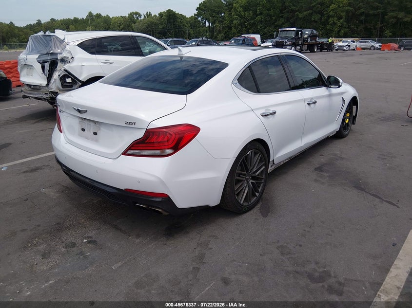 Vin: kmtg34la8ku018423, lot: 46174937, genesis g70 2.0t advanced 20194