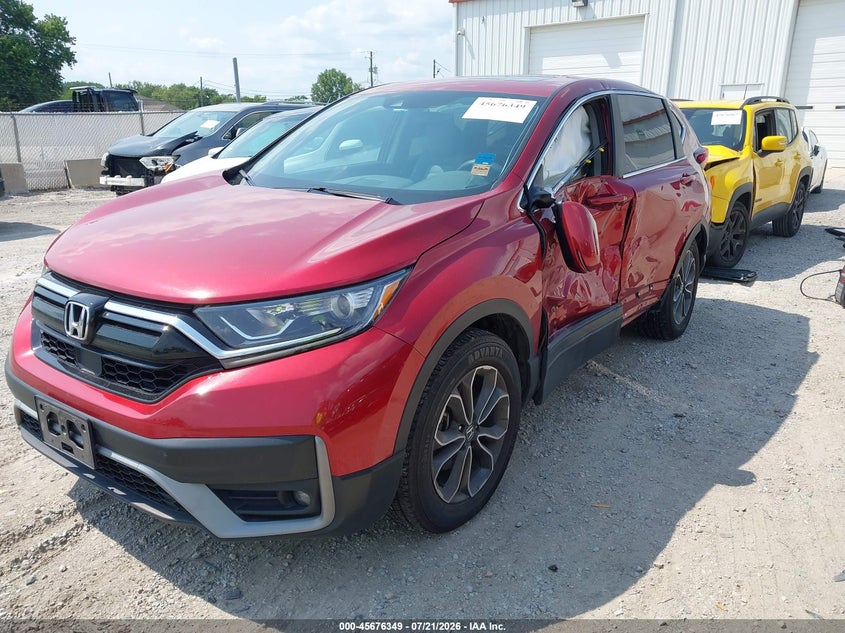 Vin: 5j6rw1h56ma003720, lot: 46174949, honda cr-v 2wd ex 20212