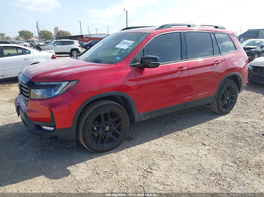 Vin: 5fnyf8h84sb004390, lot: 46174952, honda passport awd black 20252