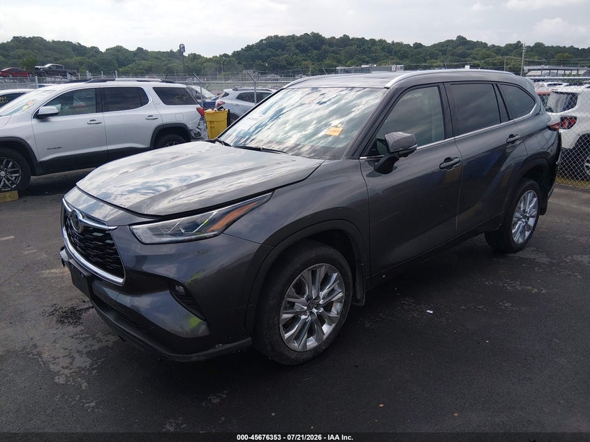 2024 Toyota Highlander, Right Side, IAAI, VIN 5TDKDRBH2RS531327 — photo 2