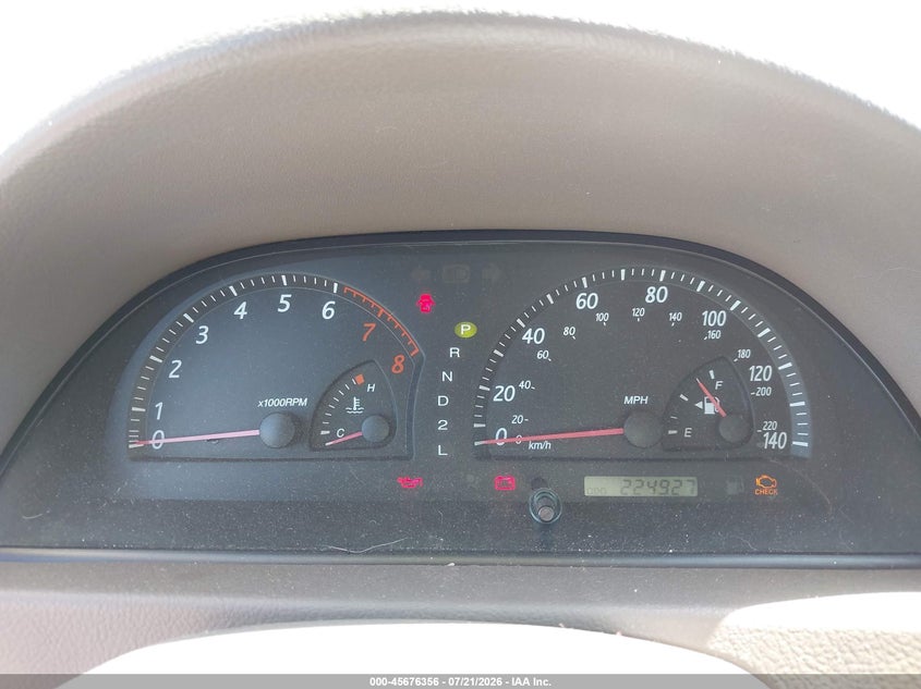 2003 TOYOTA CAMRY auction photo 7