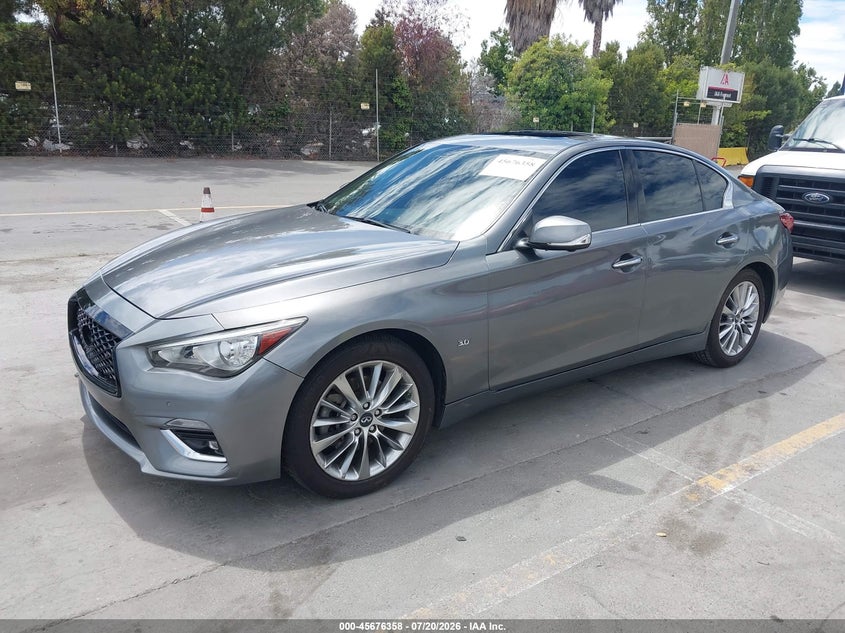 Vin: jn1ev7ar7km552834, lot: 46174958, infiniti q50 3.0t luxe 20192