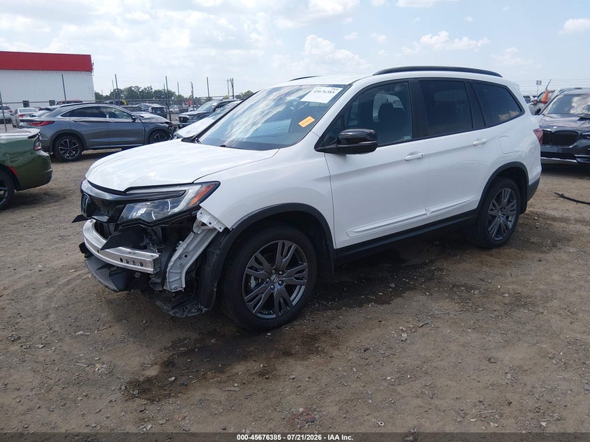 2022 Honda Pilot, Front End, IAAI, VIN 5FNYF6H32NB050703 — photo 2