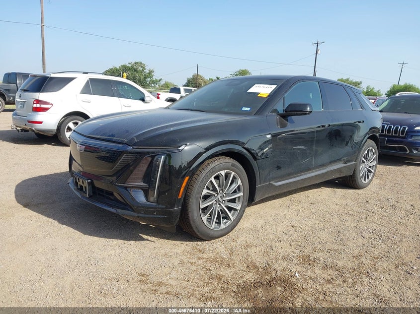 Vin: 1gykpwrl0sz311599, lot: 46175010, cadillac lyriq sport 2 rwd 20252