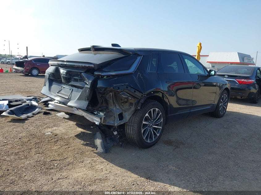 Vin: 1gykpwrl0sz311599, lot: 46175010, cadillac lyriq sport 2 rwd 20254