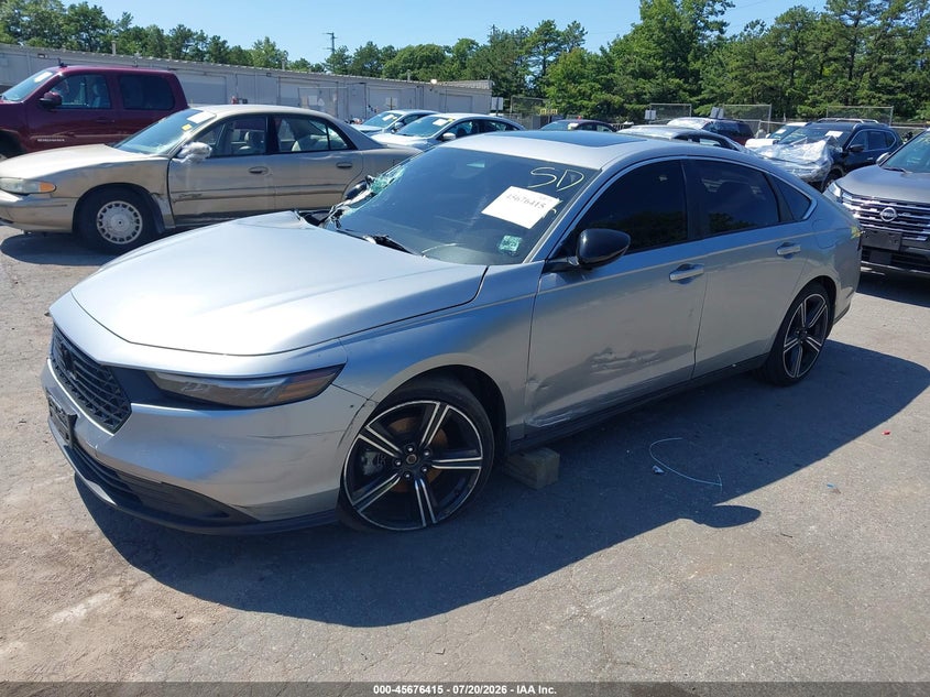 2023 Honda Accord Hybrid Sport, Оба бока, IAAI, VIN 1HGCY2F52PA042390 — фото 2