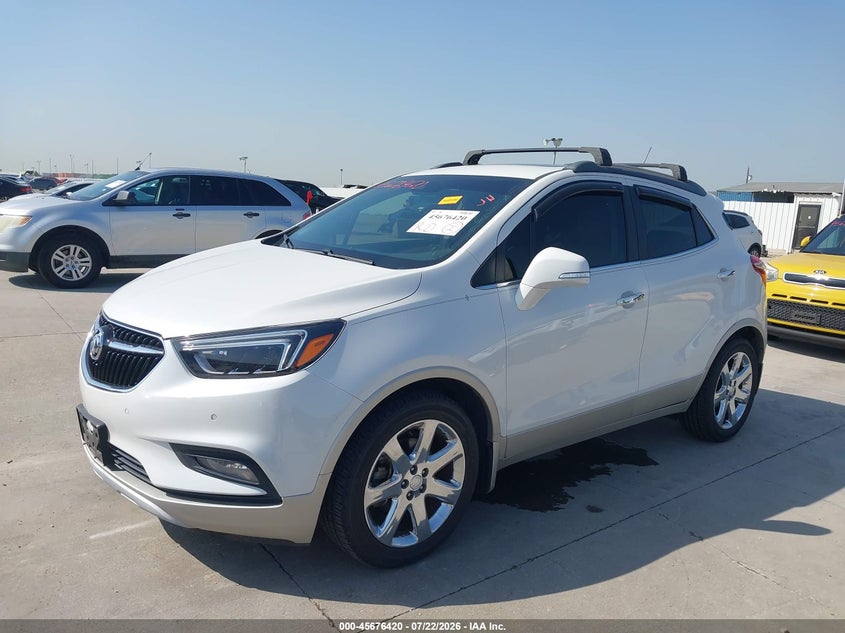Vin: kl4cjdsb2hb115497, lot: 46175020, buick encore premium 20172