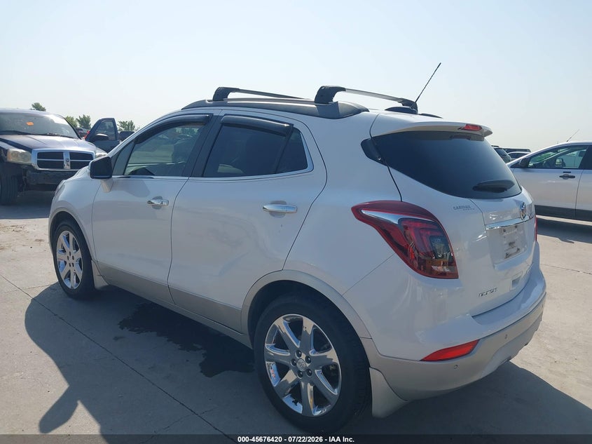 Vin: kl4cjdsb2hb115497, lot: 46175020, buick encore premium 20173