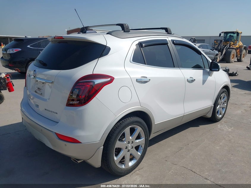 Vin: kl4cjdsb2hb115497, lot: 46175020, buick encore premium 20174
