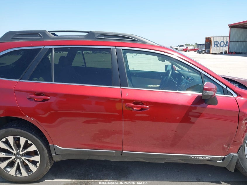 2016 Subaru Outback 2.5I Limited VIN: 4S4BSBNC2G3317249 Lot: 45676424