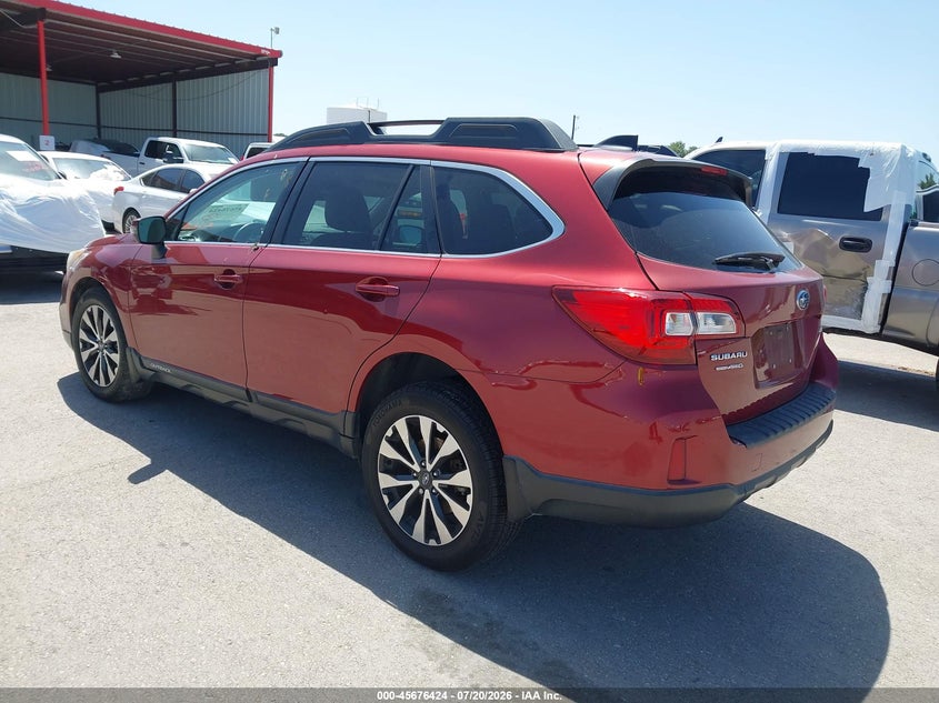 Vin: 4s4bsbnc2g3317249, lot: 46175024, subaru outback 2.5i limited 20163