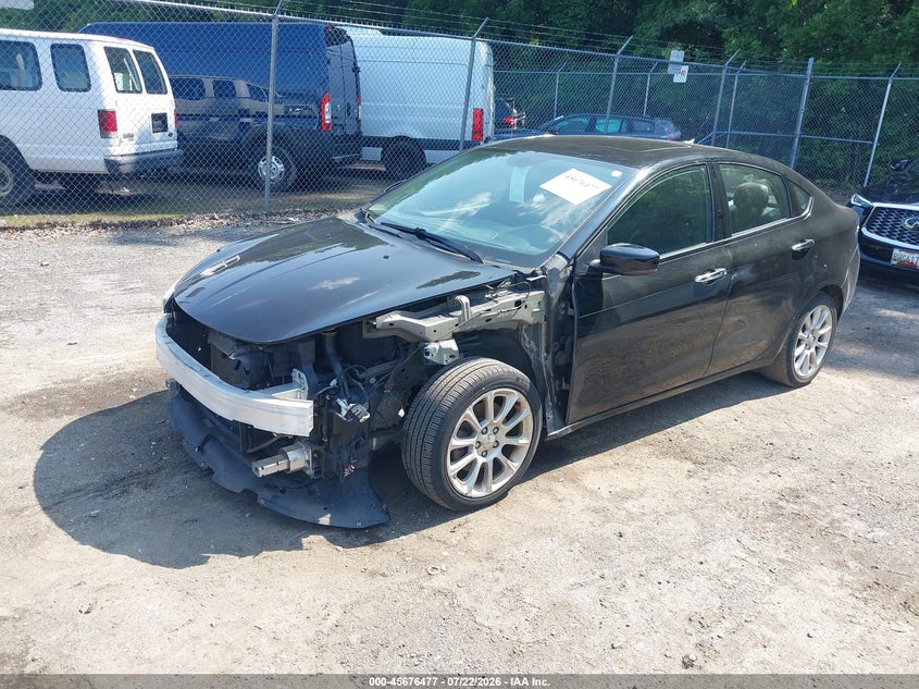 Vin: 1c3cdfcb8fd277390, lot: 46175077, dodge dart limited 20152