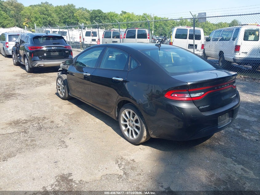 Vin: 1c3cdfcb8fd277390, lot: 46175077, dodge dart limited 20153