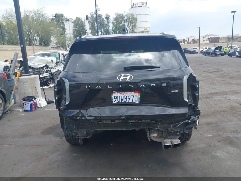 2024 Hyundai Palisade Sel VIN: KM8R24GE3RU780765 Lot: 45676503