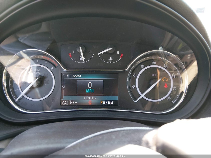 2015 Buick Regal Turbo VIN: 2G4GK5EX4F9282486 Lot: 45676525