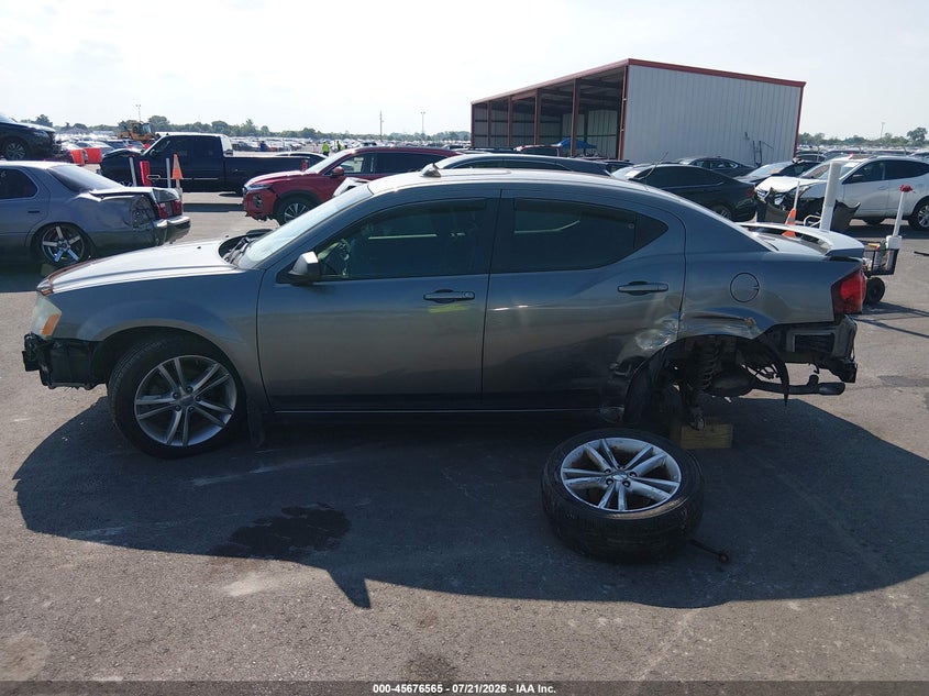 2012 Dodge Avenger Se VIN: 1C3CDZAG7CN255788 Lot: 45676565