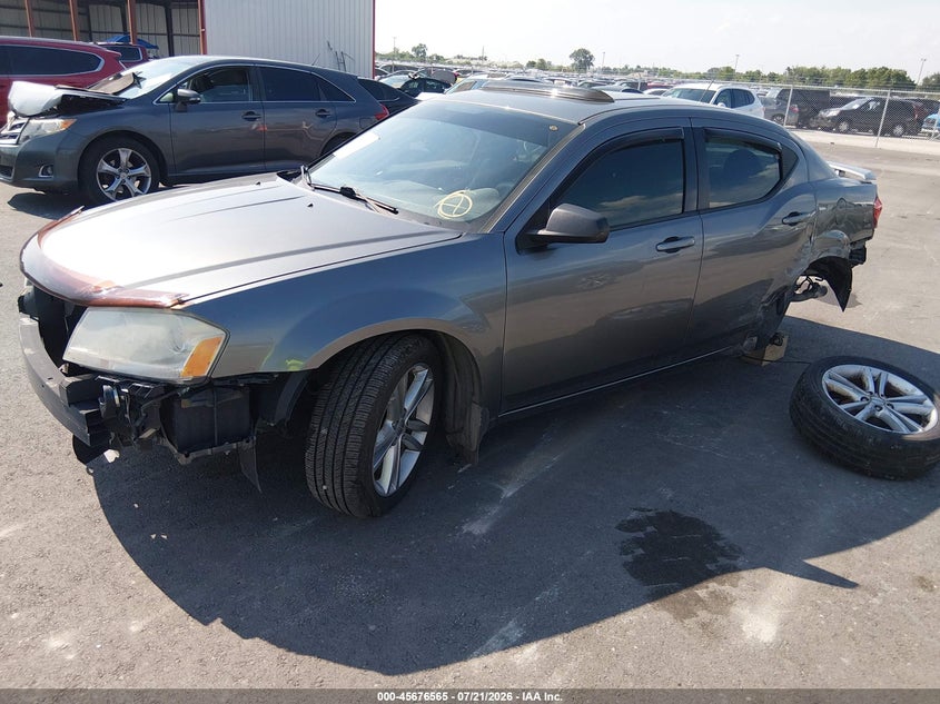 2012 Dodge Avenger Se VIN: 1C3CDZAG7CN255788 Lot: 45676565