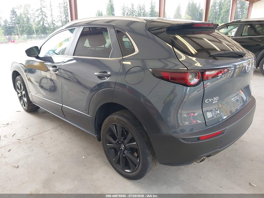 Vin: 3mvdmbcm6rm620215, lot: 46175180, mazda cx-30 2.5 s carbon edition 20243