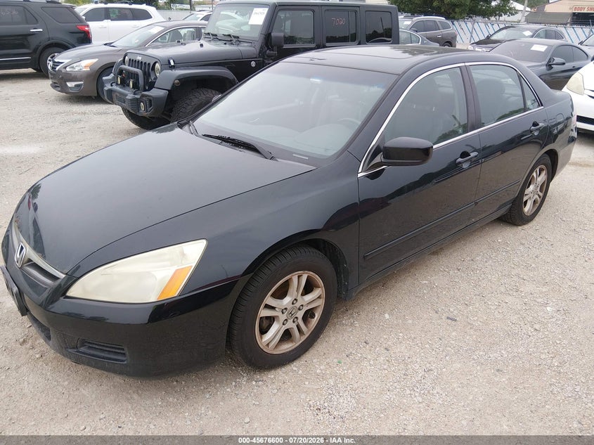 2007 Honda Accord 2.4 Ex 1HGCM56837A173612 photo 1