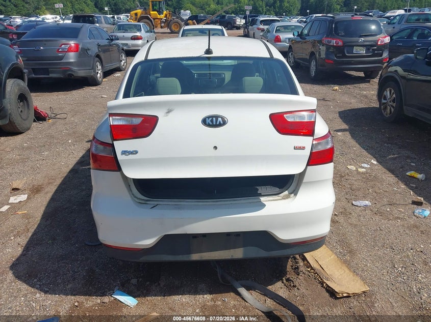 2016 KIA RIO auction photo 6