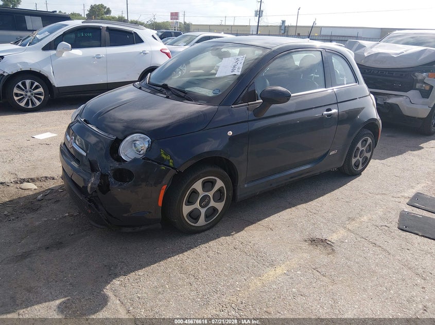 Vin: 3c3cffge0ht598335, lot: 46175216, fiat 500e battery electric 20172