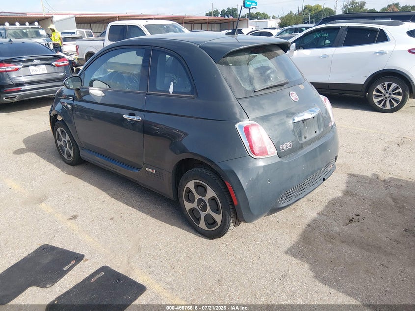 Vin: 3c3cffge0ht598335, lot: 46175216, fiat 500e battery electric 20173