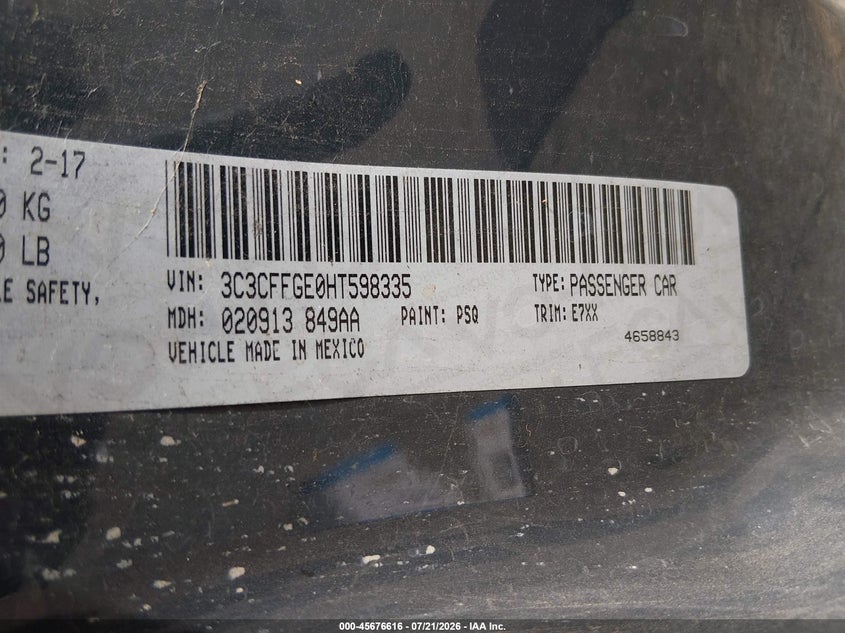 2017 FIAT 500E BATTERY ELECTRIC · Фото 9