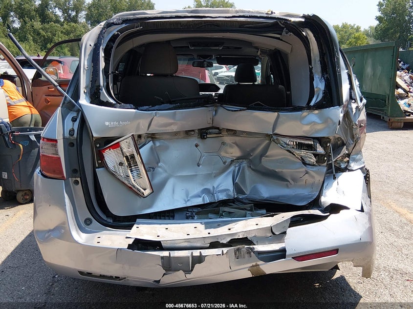 2011 Honda Odyssey Ex-L VIN: 5FNRL5H67BB069485 Lot: 45676653
