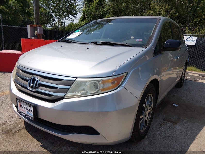 2011 Honda Odyssey Ex-L VIN: 5FNRL5H67BB069485 Lot: 45676653