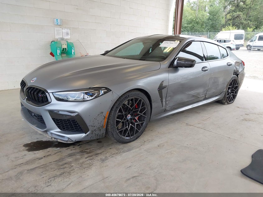 Vin: wbsgv0c09pcl06210, lot: 46175273, bmw m8 gran coupe competition 20232