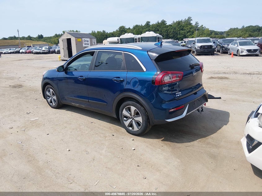 Vin: kndce3lc0k5322181, lot: 46175285, kia niro ex 20193