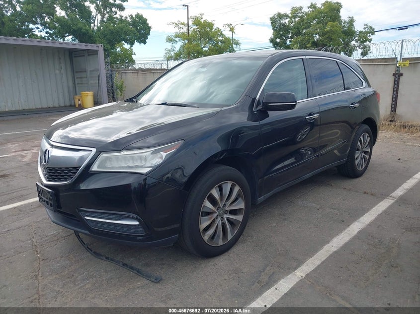 2015 ACURA MDX auction photo 2