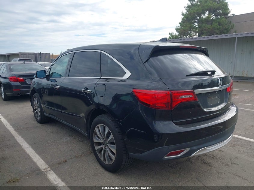 2015 ACURA MDX auction photo 3