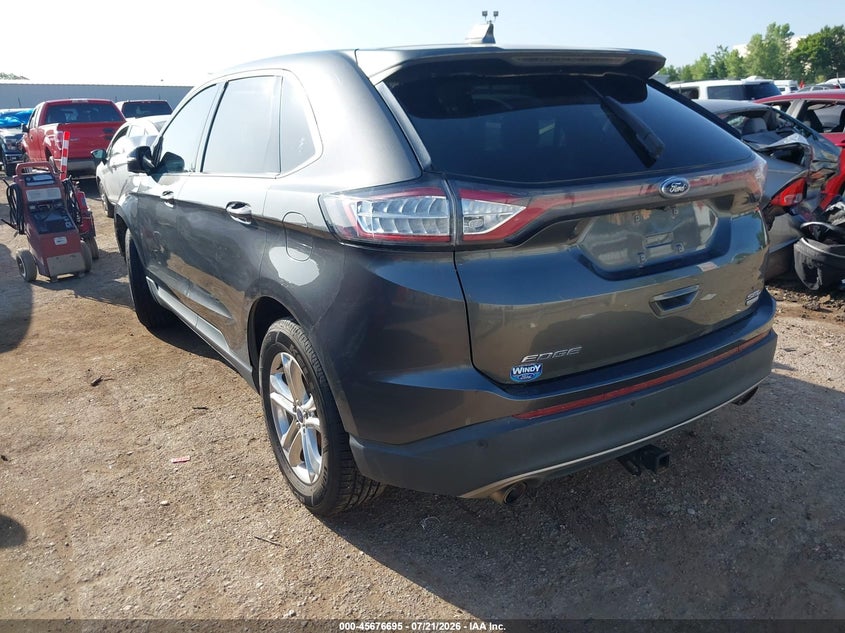 Vin: 2fmpk3j95gbc23503, lot: 46175295, ford edge sel 20163