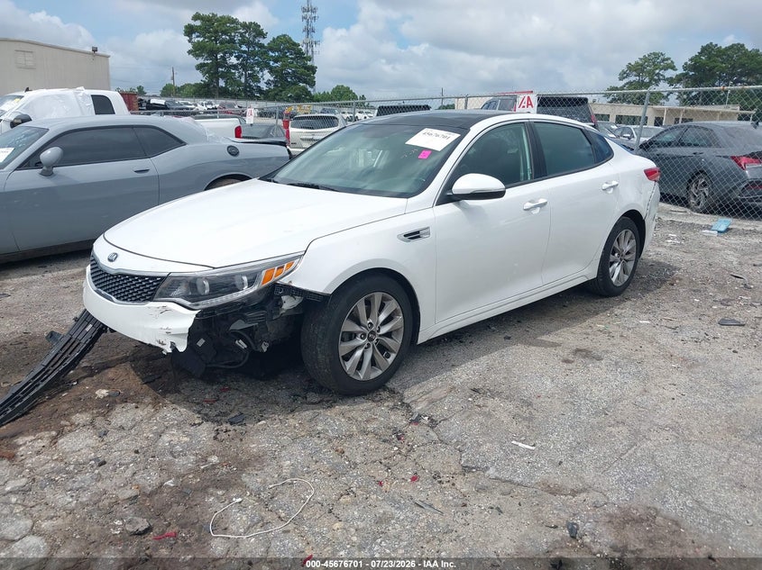 Vin: 5xxgu4l30gg114203, lot: 46175301, kia optima ex 20162