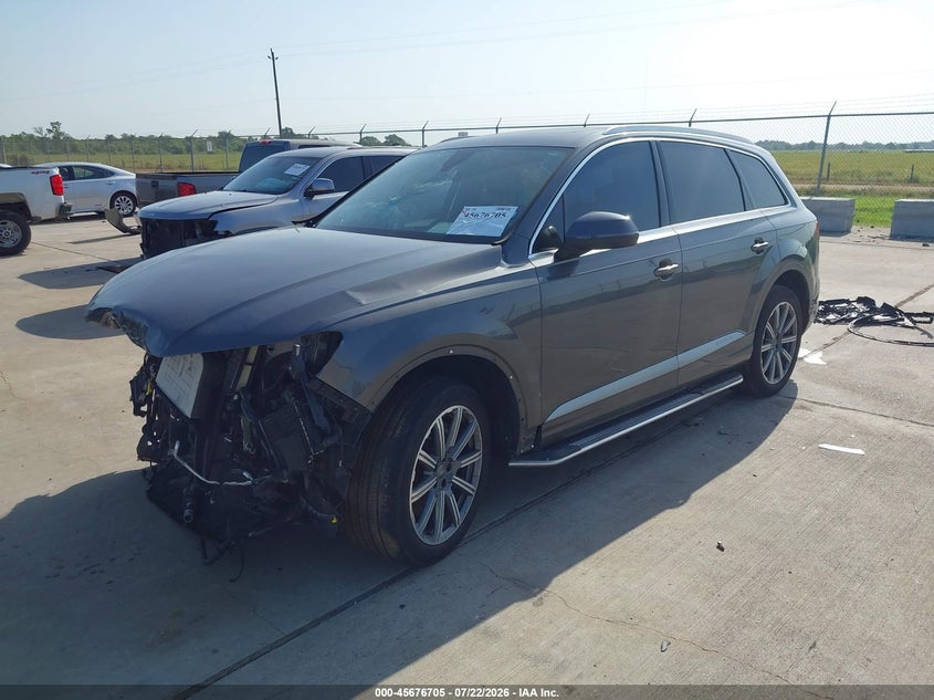 Vin: wa1laaf70kd022509, lot: 46175305, audi q7 55 premium/55 se premium 20192