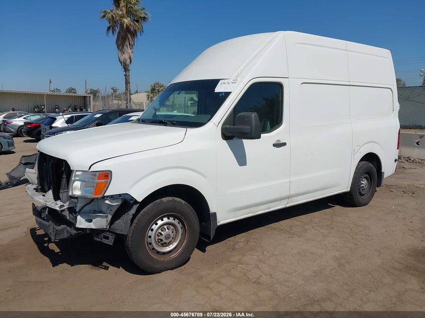 Vin: 1n6bf0ly0hn807638, lot: 46175309, nissan nv cargo nv2500 hd s v6 20172