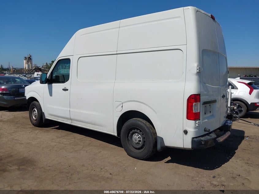 Vin: 1n6bf0ly0hn807638, lot: 46175309, nissan nv cargo nv2500 hd s v6 20173