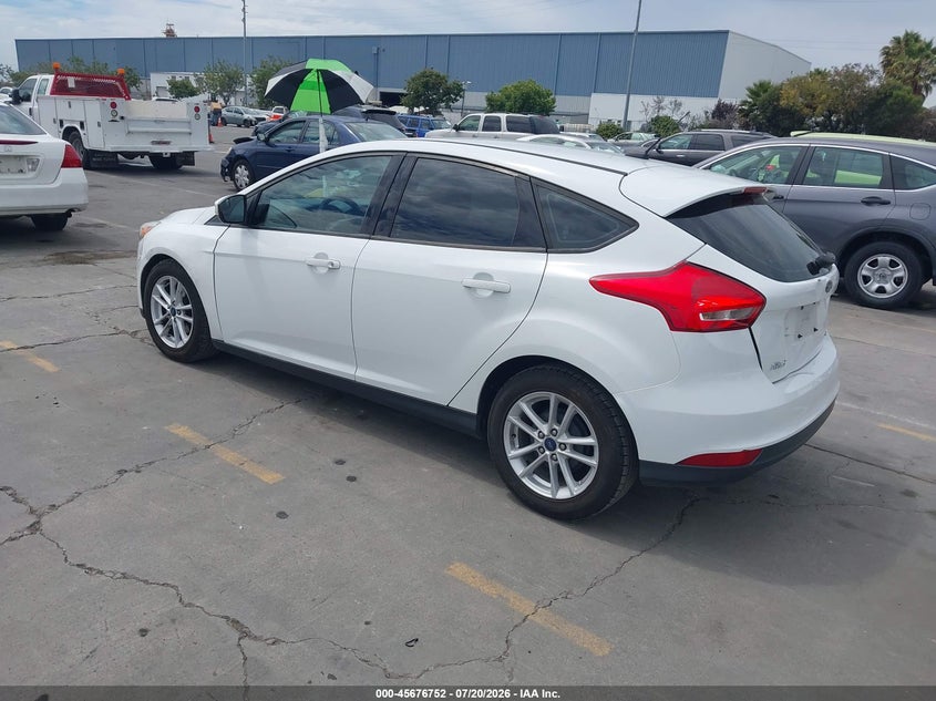 Vin: 1fadp3k26hl271545, lot: 46175351, ford focus se 20173