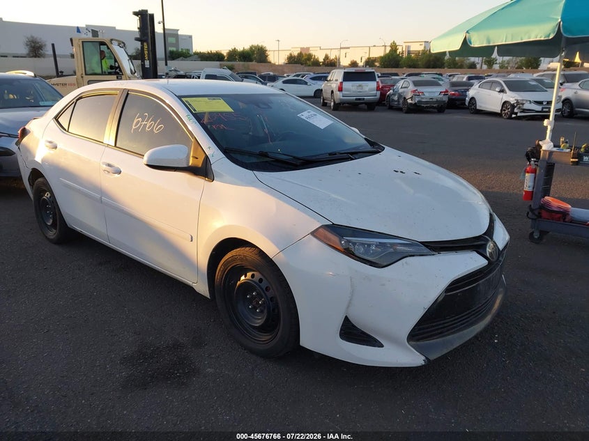 Vin: 2t1burhe6kc187450, lot: 46175366, toyota corolla le 2019 img_1