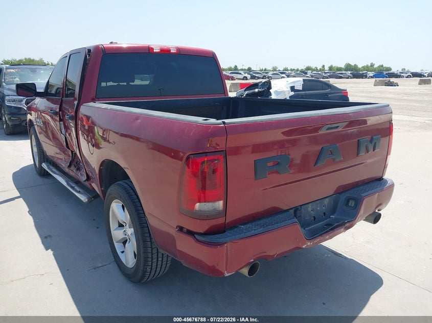 Vin: 1c6rr6ft3es140788, lot: 46175388, ram 1500 express 20143
