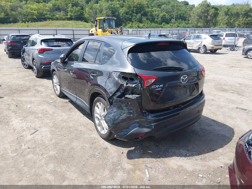 2014 Mazda Cx-5 Grand Touring VIN: JM3KE4DY5E0342186 Lot: 45676826
