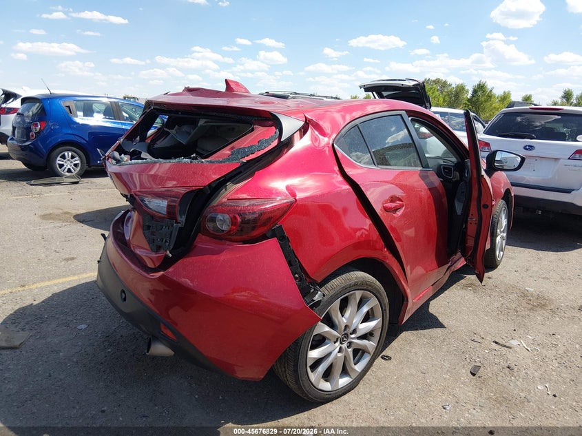 Vin: jm1bm1m38f1232954, lot: 46175429, mazda mazda3 s grand touring 20154