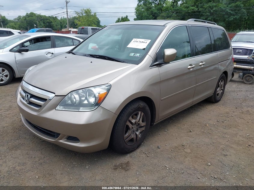 2007 Honda Odyssey Ex-L VIN: 5FNRL38667B444925 Lot: 45676864