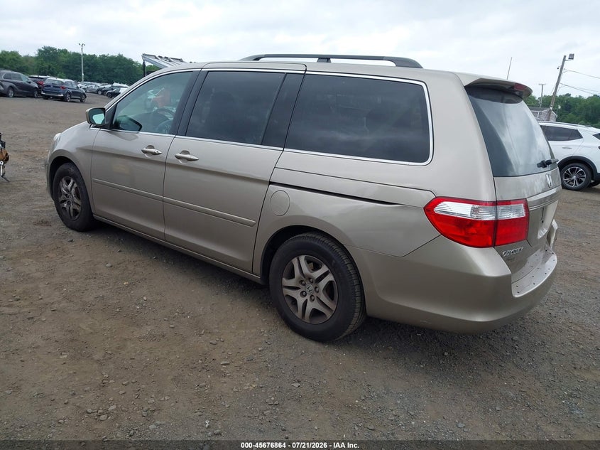 2007 Honda Odyssey Ex-L VIN: 5FNRL38667B444925 Lot: 45676864