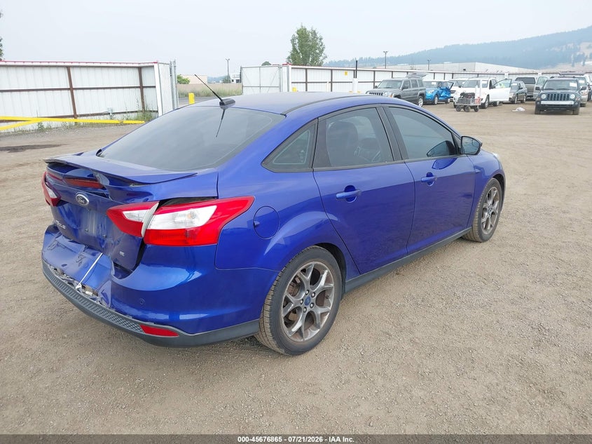 2014 Ford Focus Se VIN: 1FADP3F23EL341959 Lot: 45676865