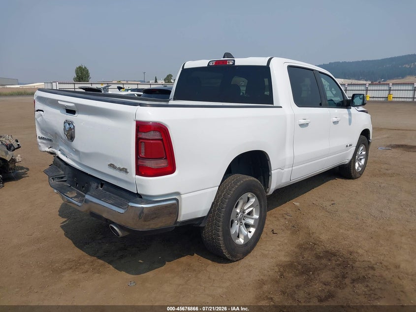 Vin: 1c6srfjt8rn223811, lot: 46175466, ram 1500 laramie  4x4 5'7 box 20244